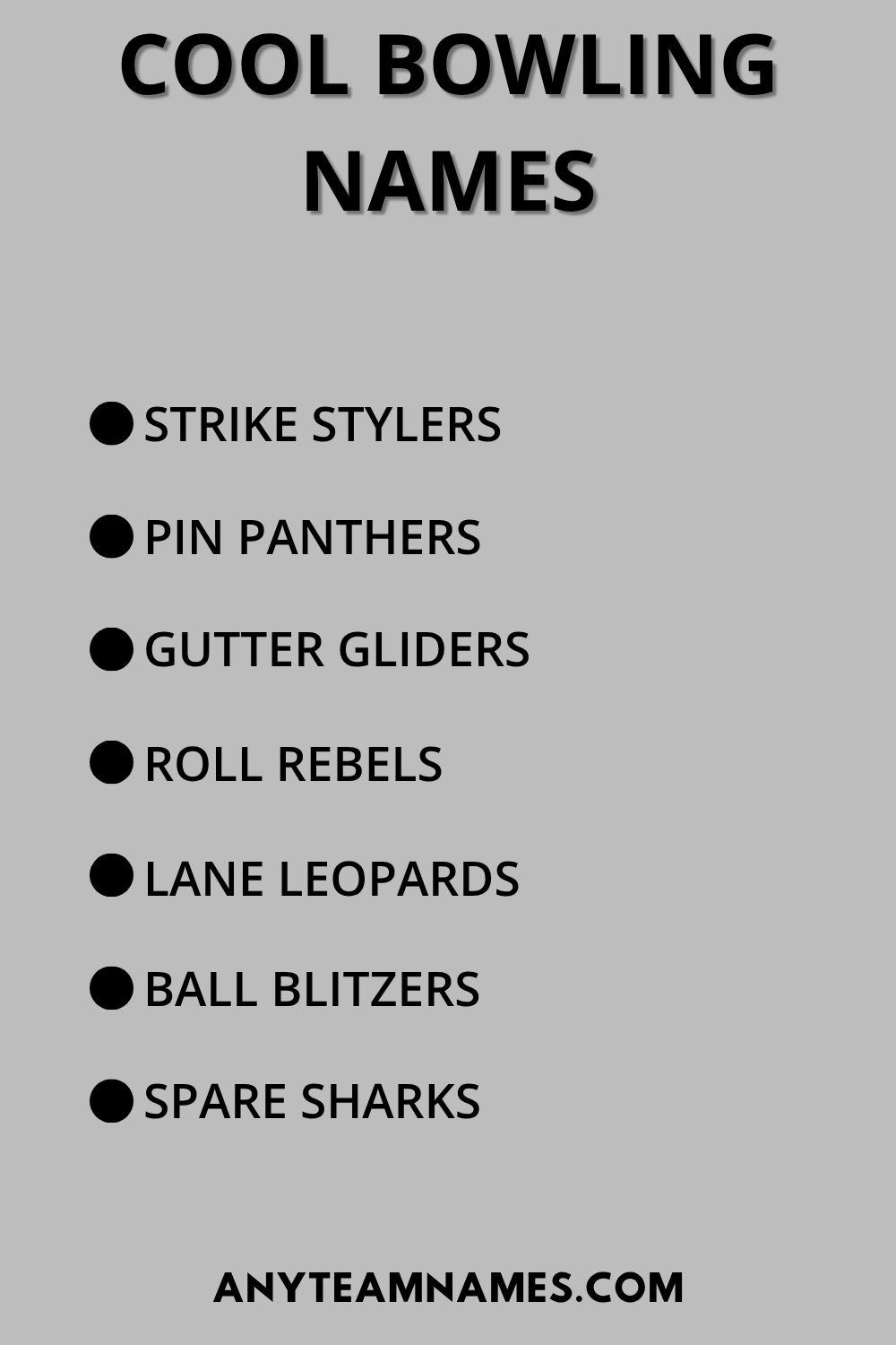 Cool Bowling Names