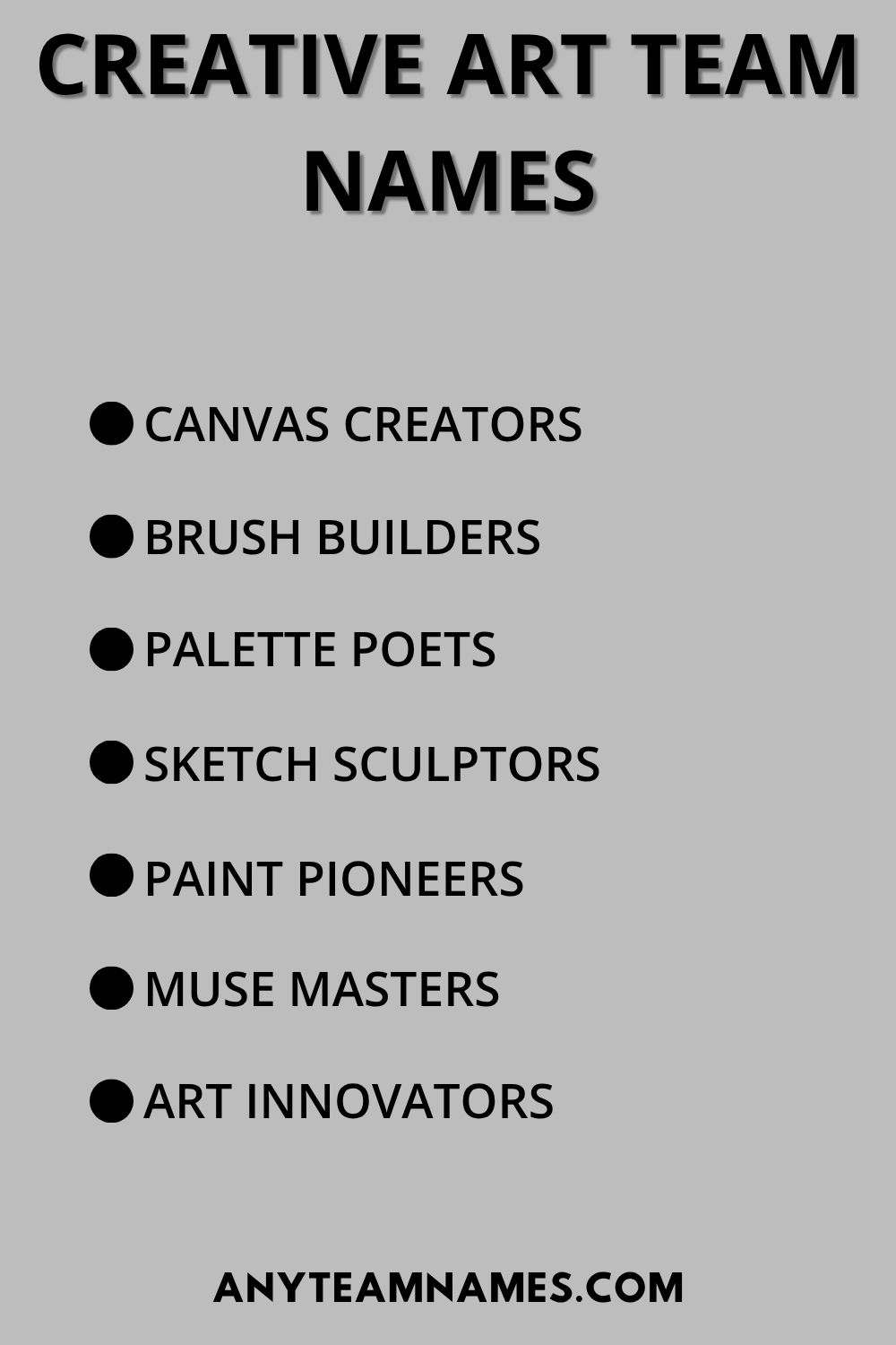Creative Art Team Names