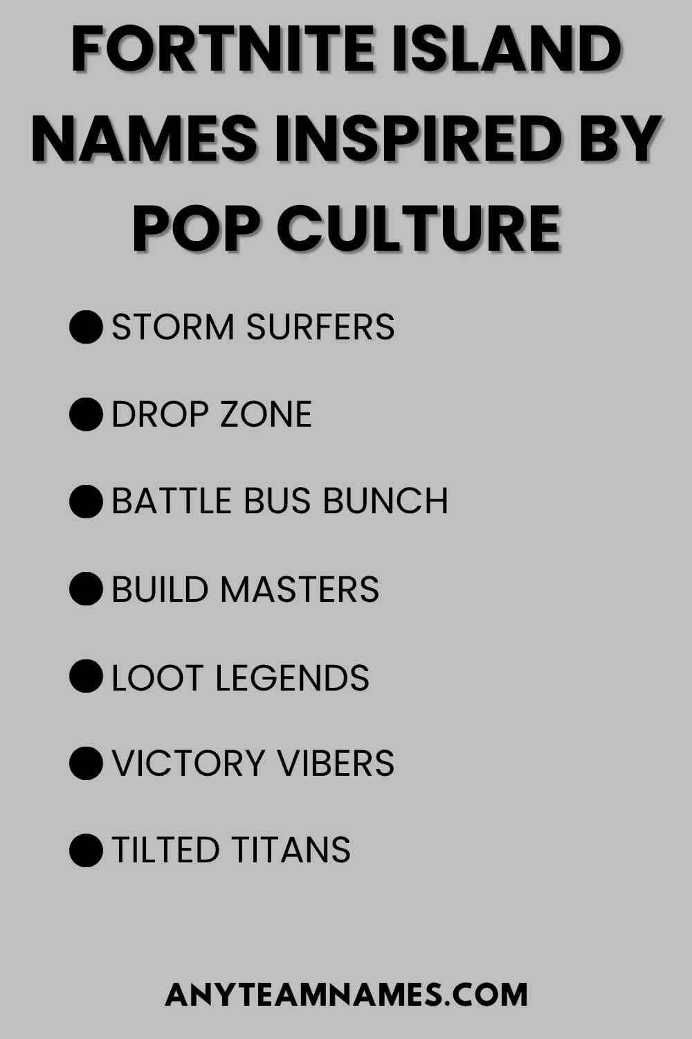 Fortnite Island Names Inspired By Pop Culture