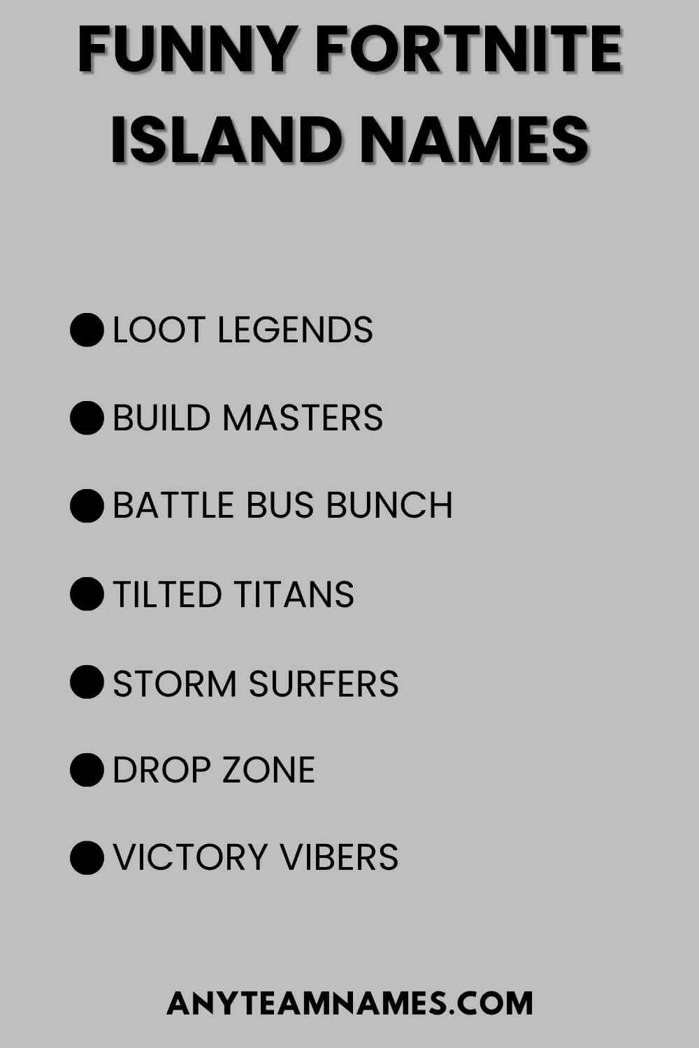 Funny Fortnite Island Names