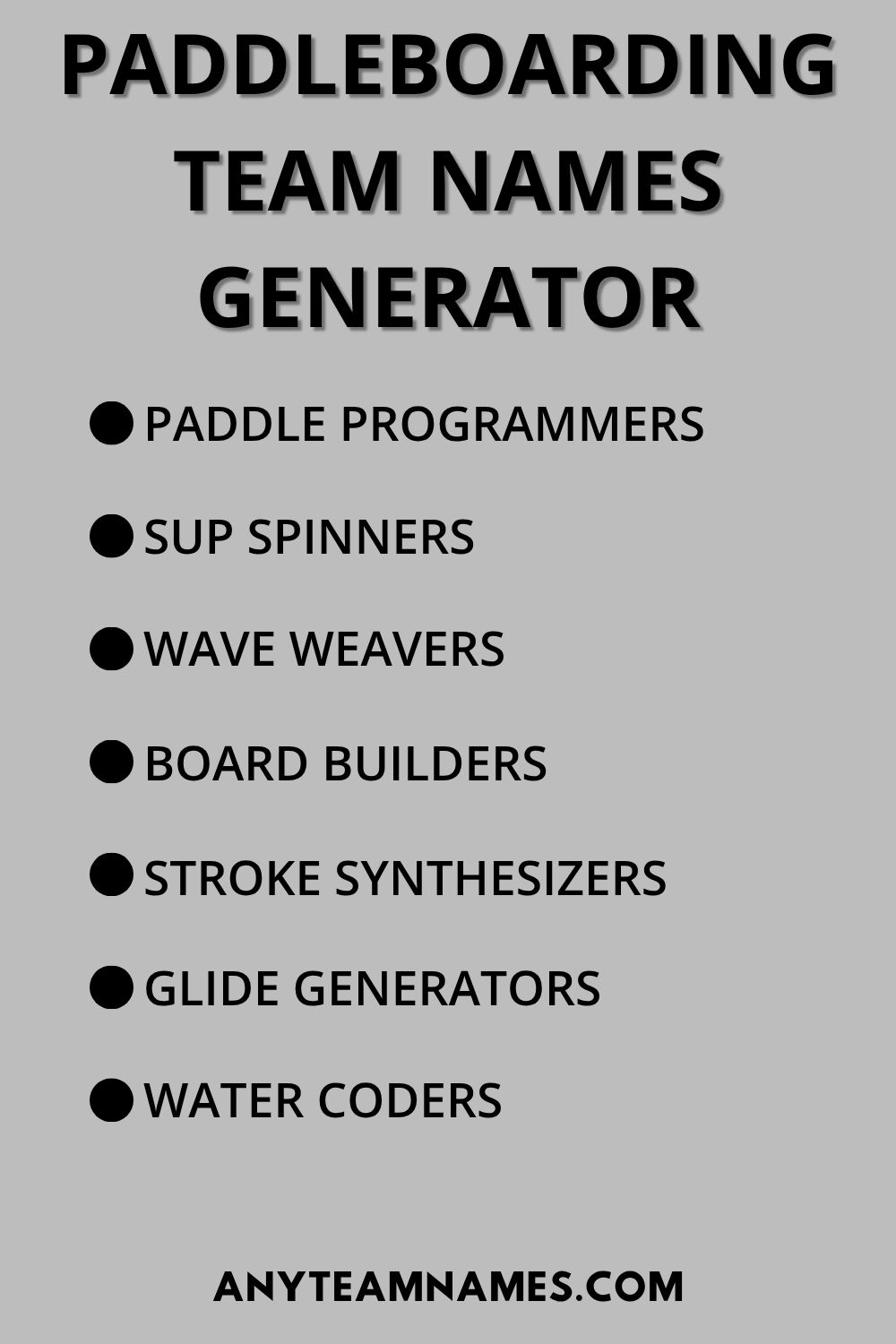 199+ Paddleboarding Team Names for Your SUP Racing Crew Paddleboarding Team Names Generator