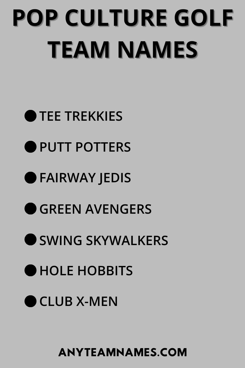 399+ Winning Golf Team Names for Every Golf Enthusiast Pop Culture Golf Team Names
