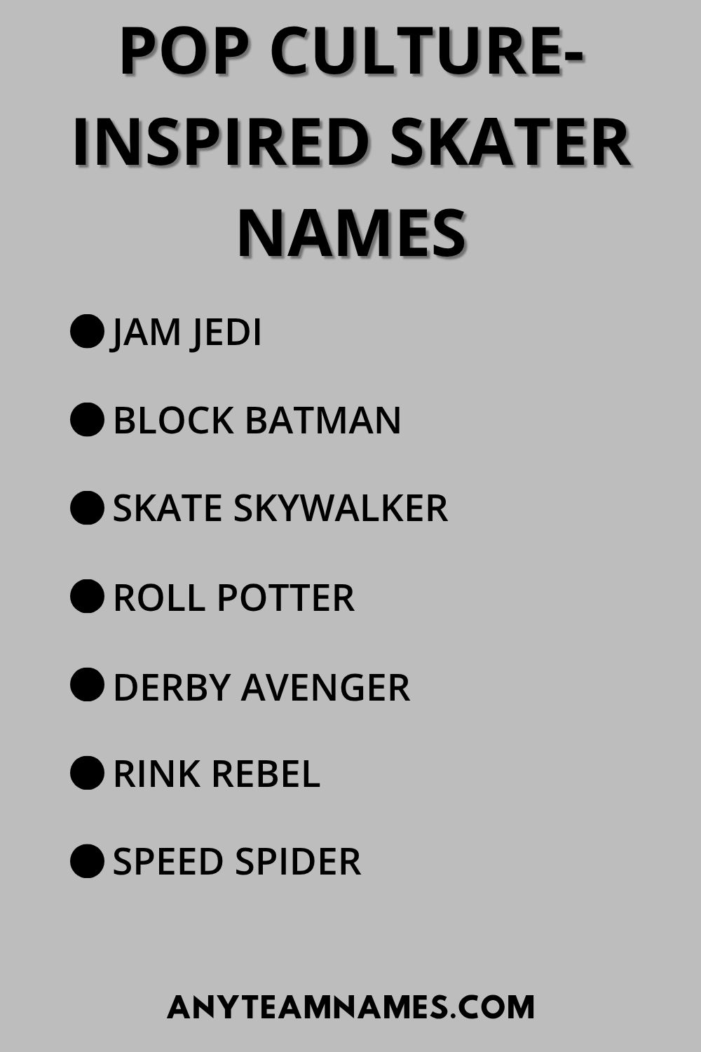 370+ Funny Roller Derby Names For Teams And Players Pop Culture-Inspired Skater Names