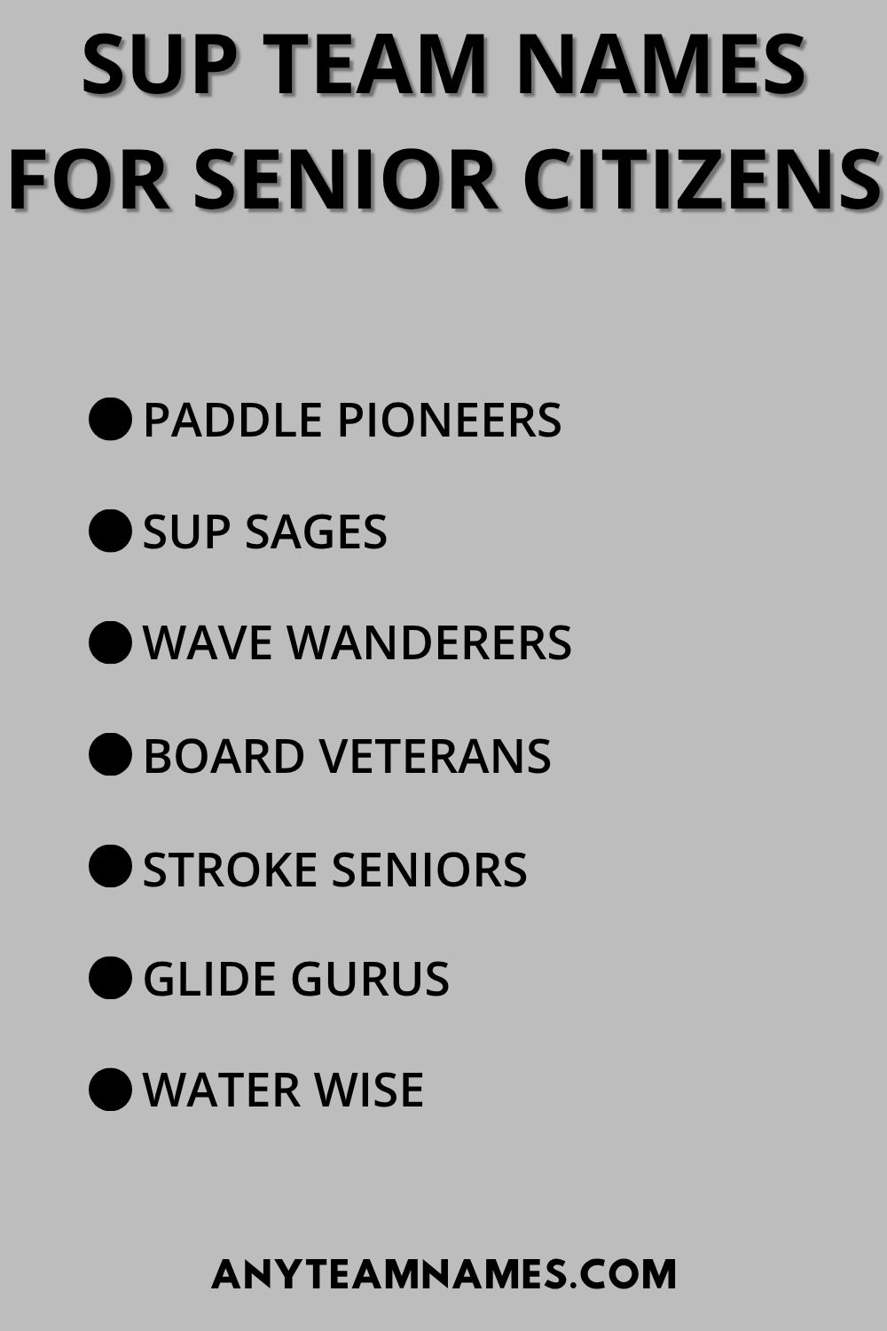 199+ Paddleboarding Team Names for Your SUP Racing Crew SUP Team Names For Senior Citizens