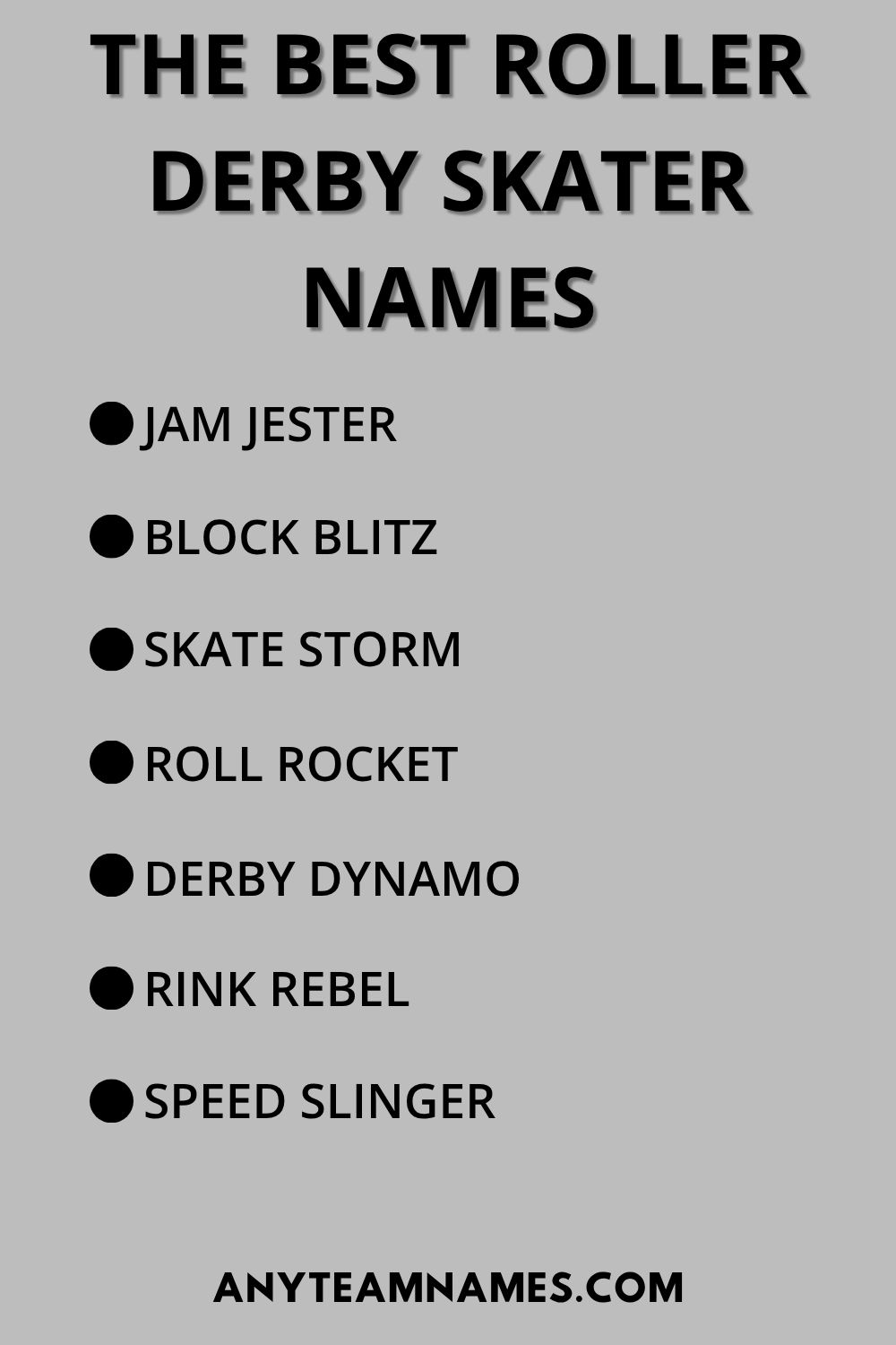 370+ Funny Roller Derby Names For Teams And Players The Best Roller Derby Skater Names