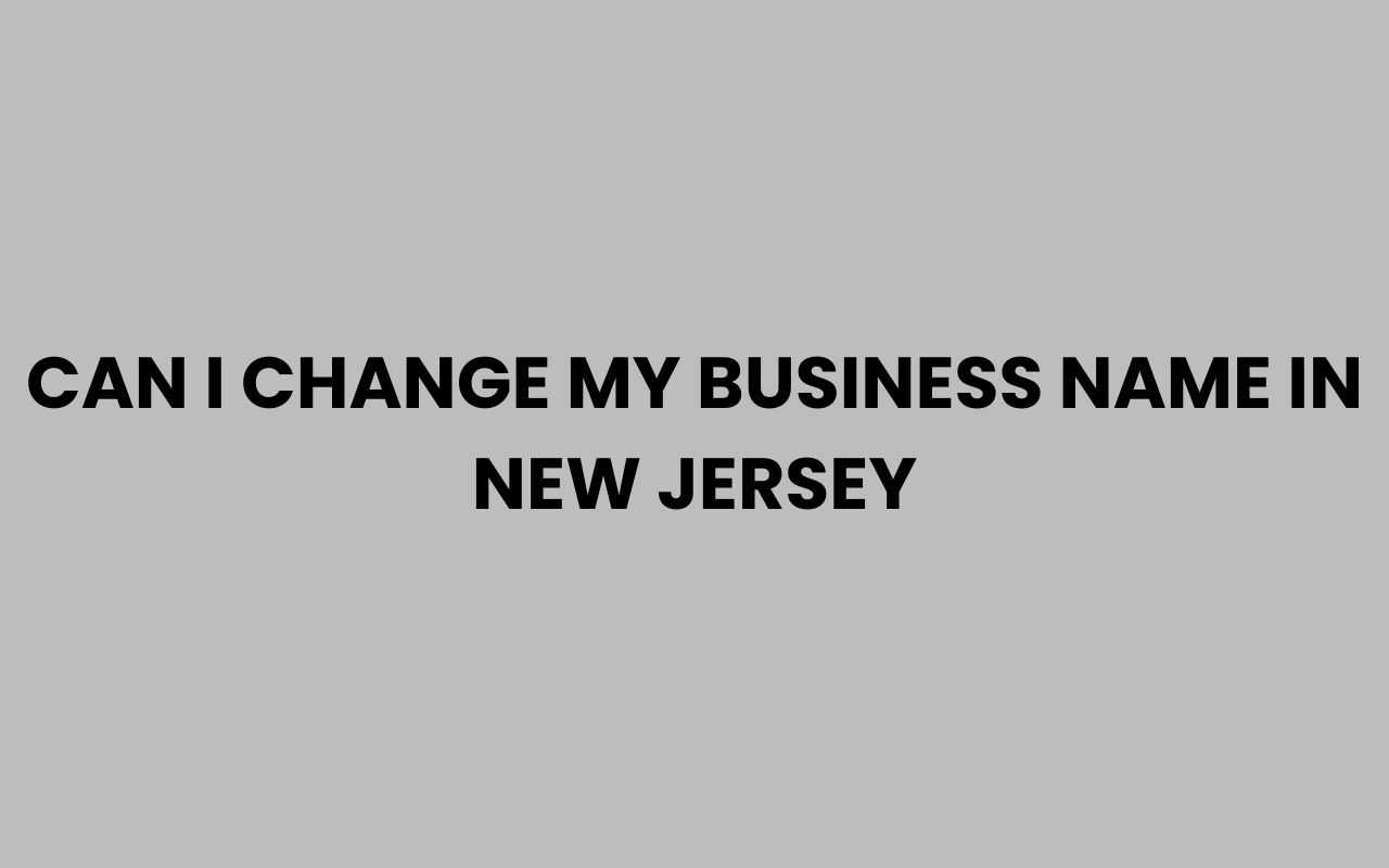 can i change my business name in new jersey