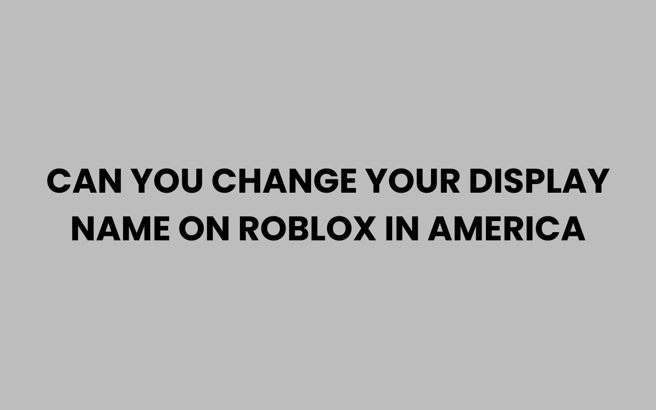 can you change your display name on roblox in america