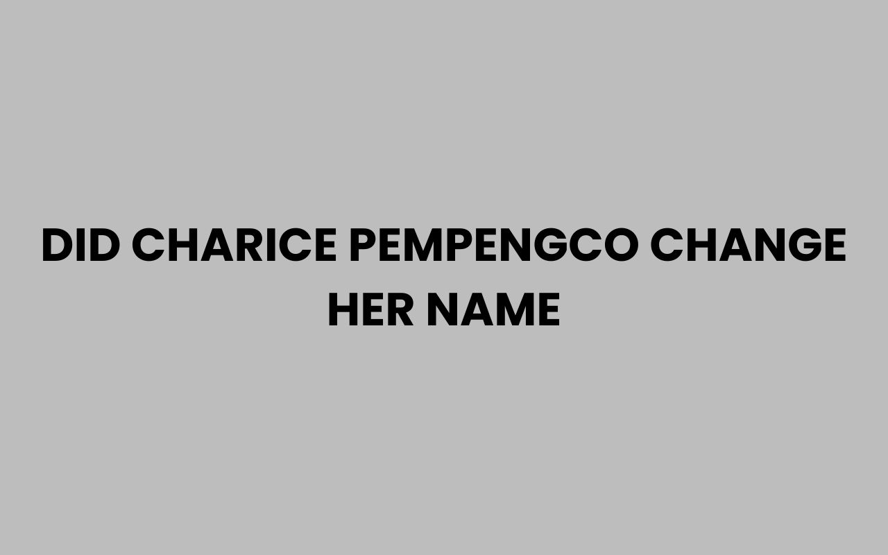 did charice pempengco change her name
