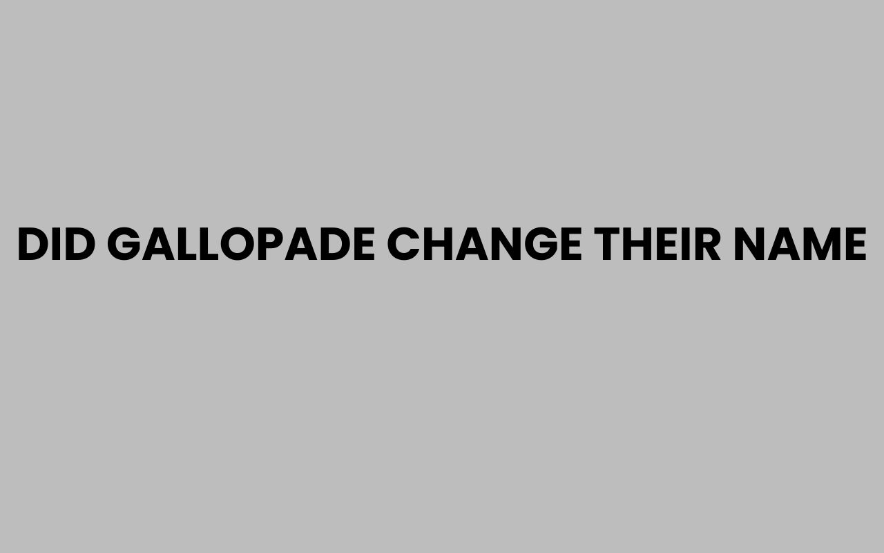 did gallopade change their name