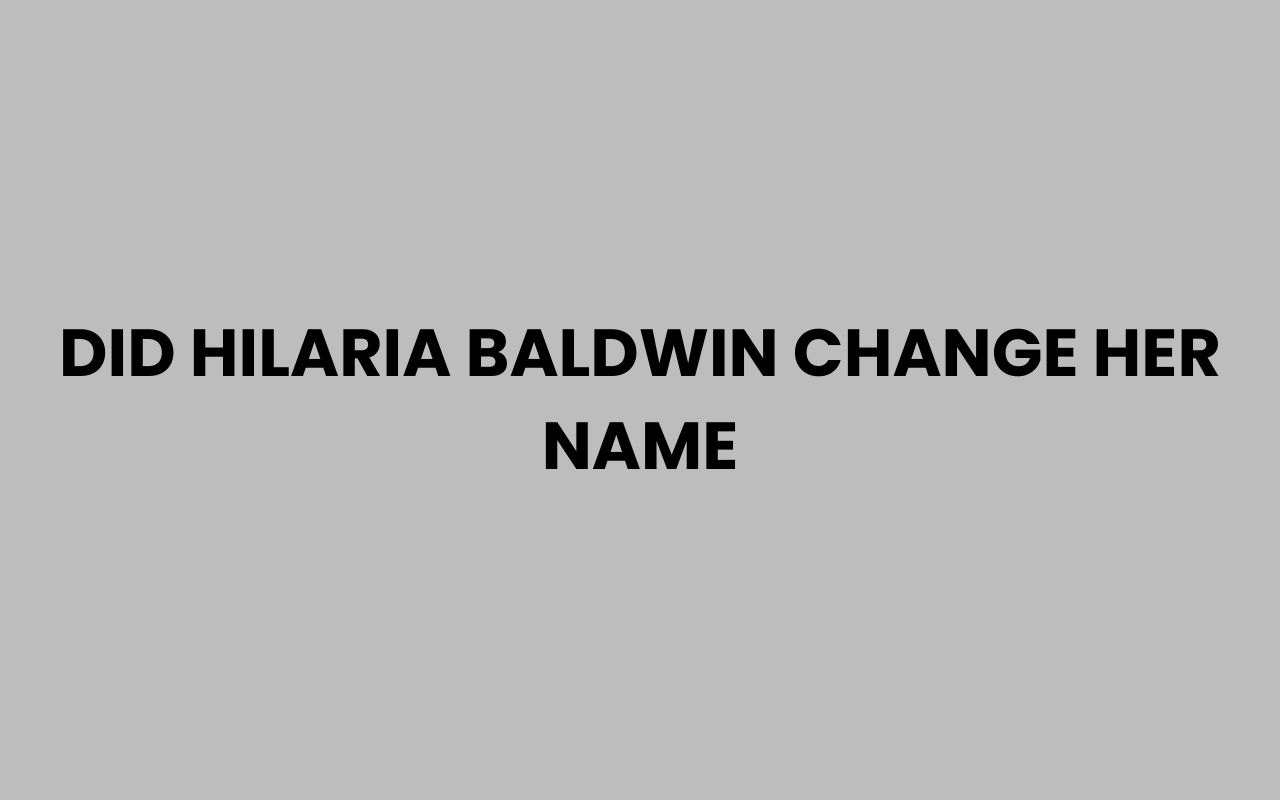 did hilaria baldwin change her name