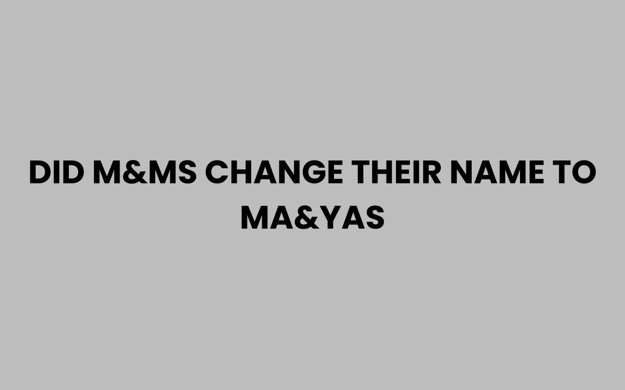 did mms change their name to mayas
