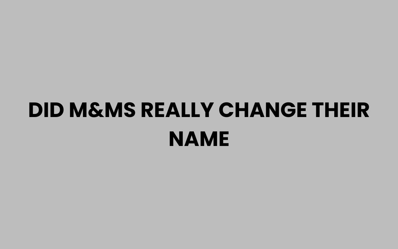 did mms really change their name