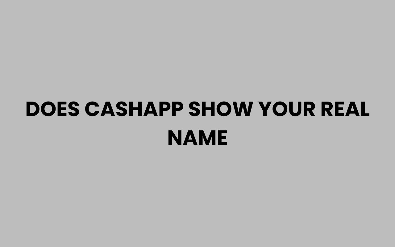 does cashapp show your real name