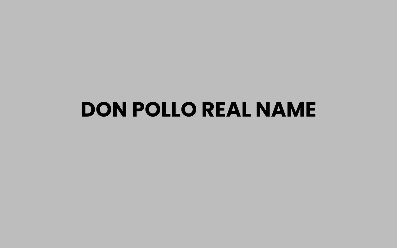 don pollo real name