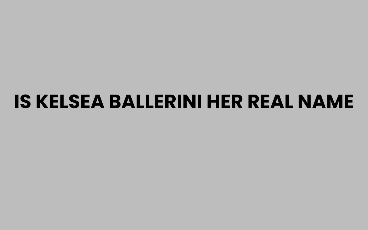 is kelsea ballerini her real name