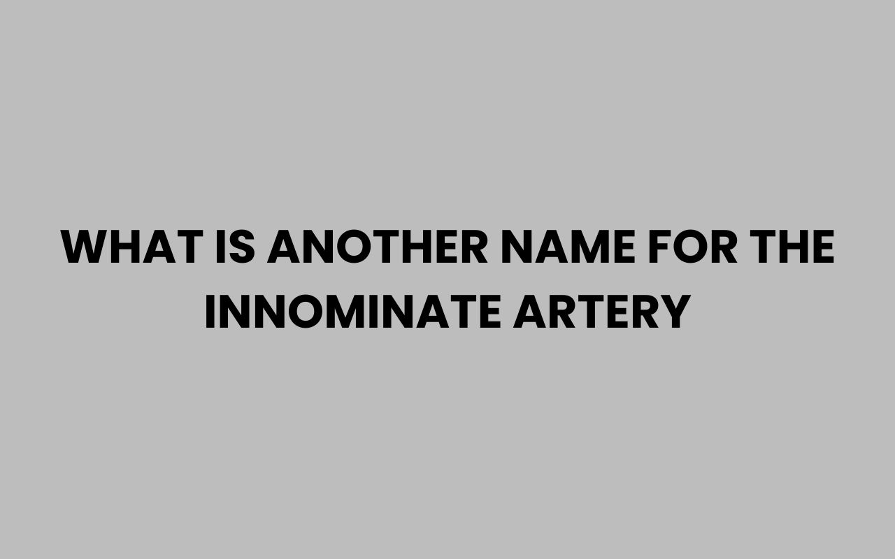 what is another name for the innominate artery