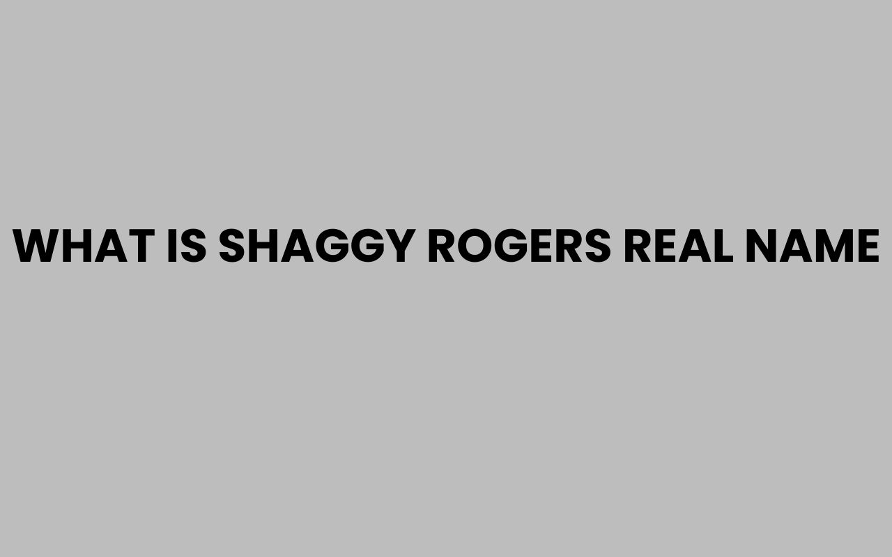 what is shaggy rogers real name