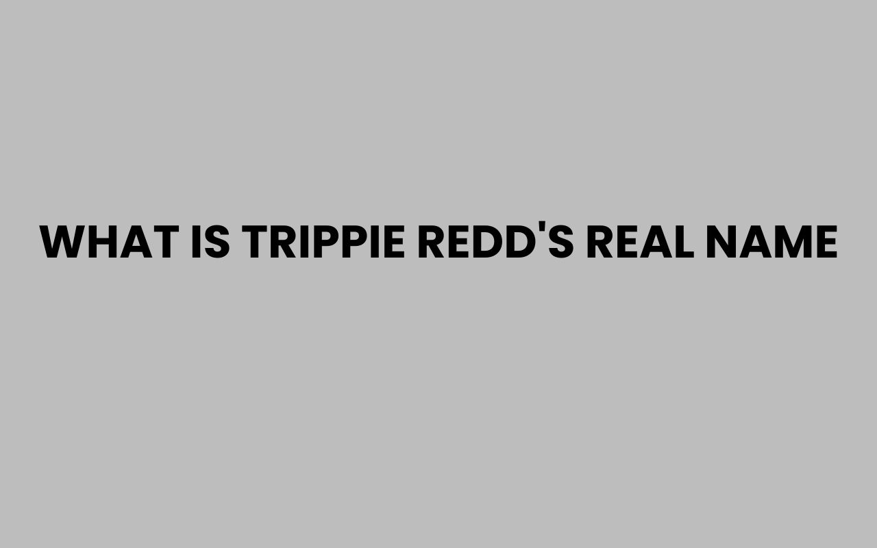 what is trippie redds real name