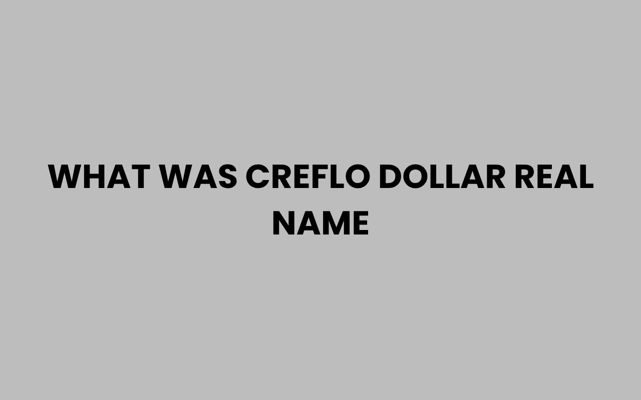what was creflo dollar real name