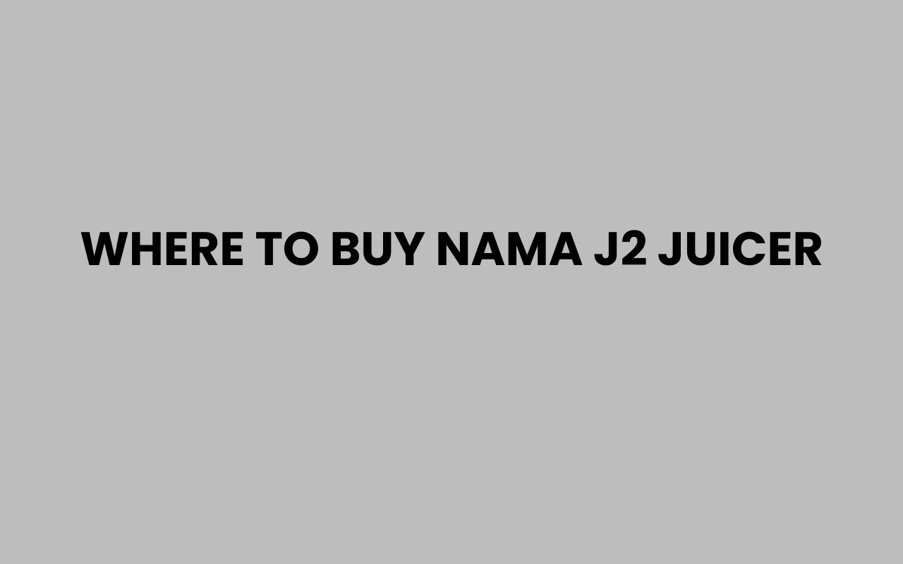 where to buy nama j2 juicer