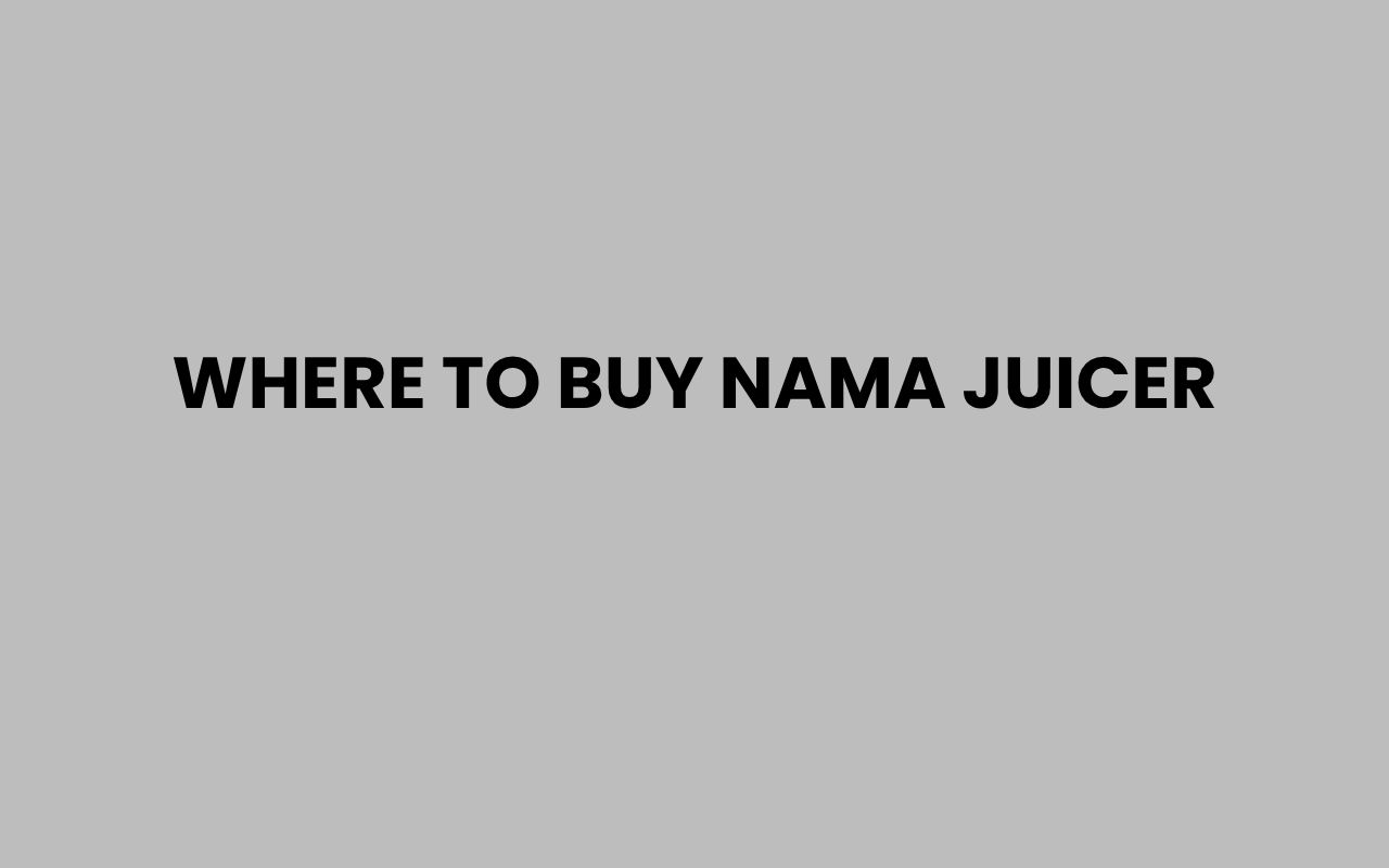 where to buy nama juicer