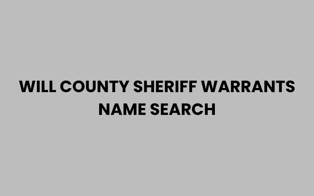 will county sheriff warrants name search